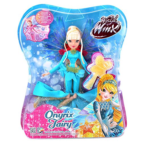 Winx Club Stella | Onyrix Fairy Muñeca World of Winx | Traje Mágico | 28 cm