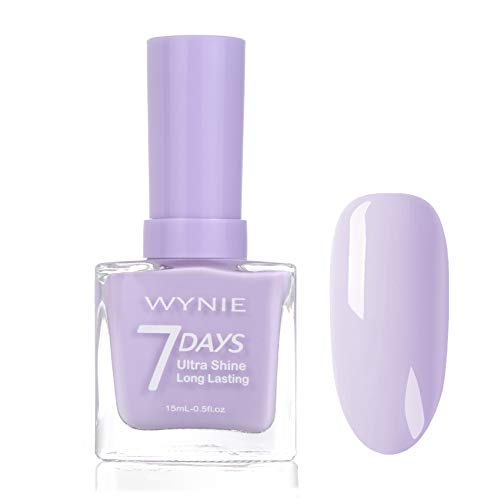 WYNIE JUMBO Nail Polish 808 - Esmalte de Uñas Secado Rápido Larga Duración tamaño Jumbo tono Lavanda Claro - 15 ml