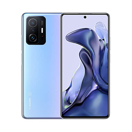 Xiaomi 11T Smartphone - 8GB RAM+256GB ROM,Pantalla de Puntos FHD + AMOLED de 6.67", MediaTek Dimensity 1200-Ultra, cámara Triple de 108MP (8GB+256GB,Azul)