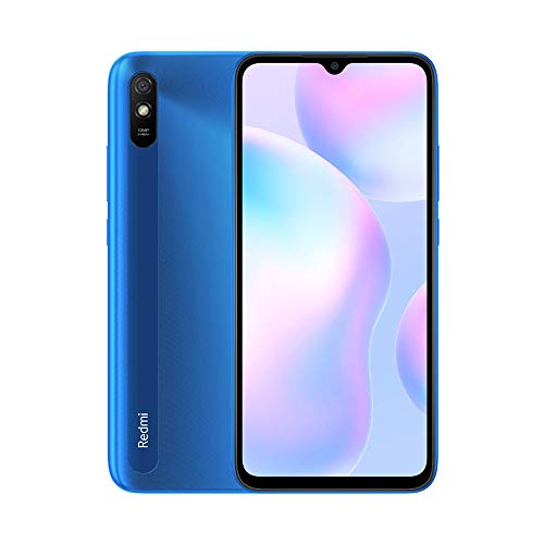 Xiaomi Redmi 9A - Smartphone 2GB 32GB, Pantalla HD de 6.53",MediaTek Helio G25, batería 5000mAh, Cámara Trasera de 13MP Al, Azul