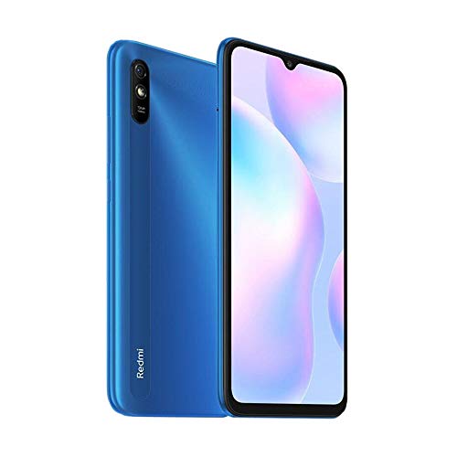 Xiaomi Redmi 9A - Smartphone 2GB 32GB, Pantalla HD de 6.53",MediaTek Helio G25, batería 5000mAh, Cámara Trasera de 13MP Al, Azul