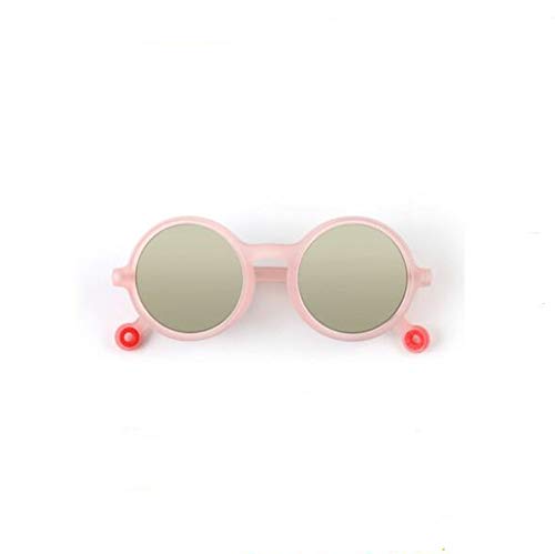 Xyl Vidrios de los niños, Gafas de Sol, Las niñas, los niños Gafas de Sol, polarizado Anti-UV Espejo de protección Solar, Serie de Color Rosa