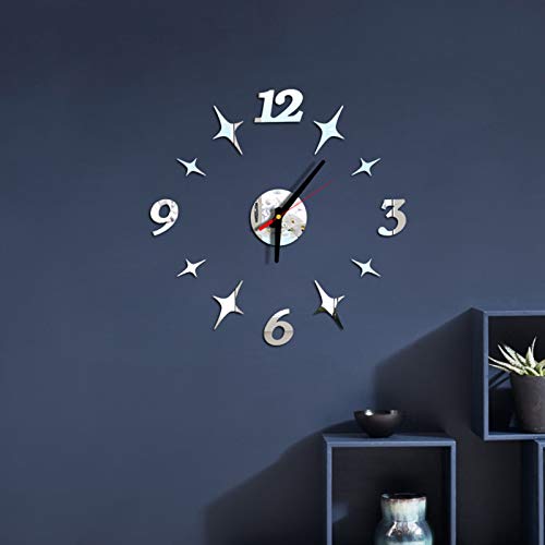 yage Reloj de Pared de Cuarzo de diseño Moderno, Grandes Relojes Decorativos, Pegatinas de acrílico de Europa, Reloj de Sala de Estar