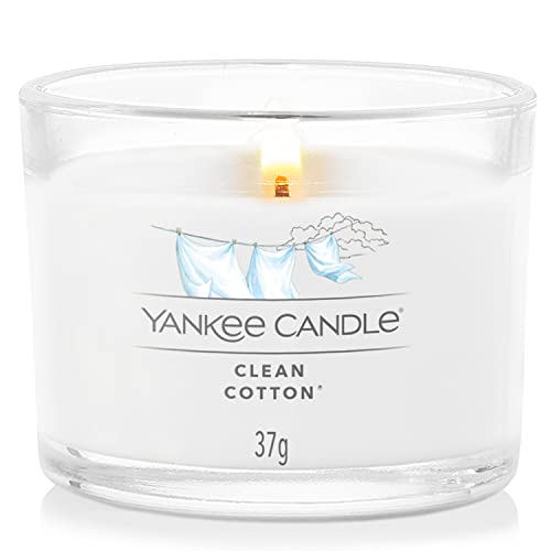 Yankee Candle Juego de velas perfumadas de regalo | Velas votivas rellenas de algodón limpio | Mezcla de cera de mezcla de soja | 3 unidades, talla única, 1701402E