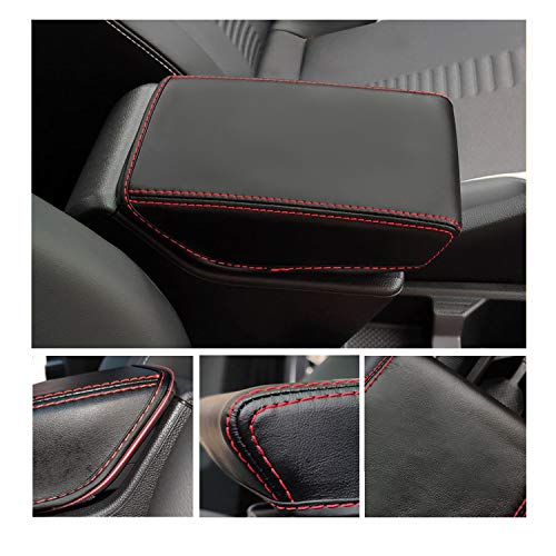 YEE PIN V W Polo MK6 / Seat Ibiza Typ 6F Hatchback/Seat Arona SUV Reposabrazos Caja Cuero Cubierta, Apoyabrazos de Consola Central Funda de Protección de Superficie Interior Accesorios