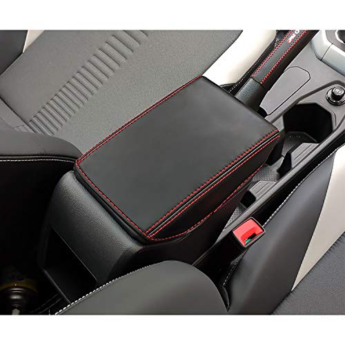 YEE PIN V W Polo MK6 / Seat Ibiza Typ 6F Hatchback/Seat Arona SUV Reposabrazos Caja Cuero Cubierta, Apoyabrazos de Consola Central Funda de Protección de Superficie Interior Accesorios