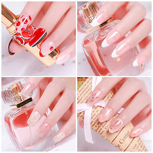 Yokilly Pegatinas Manicura Francesa, 36 Hojas / 1368 Pcs Autoadhesivas Guías Puntas Francesa, Pegatinas Uñas Para Uñas Gel, Tiras Manicura Sonrisa Francesa Para Decoración Nail