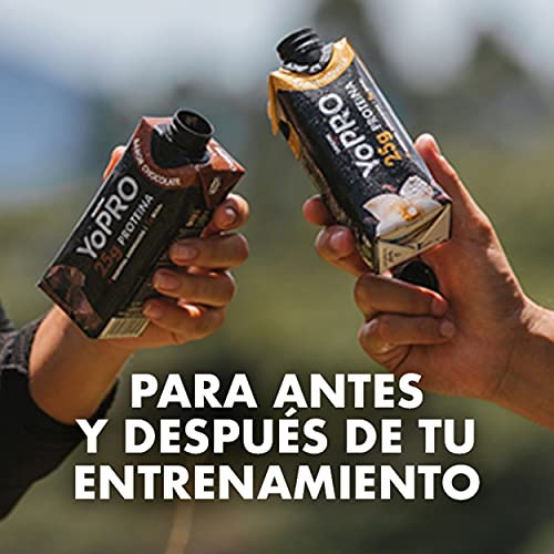 YoPRO Pack 8 unidades batido 25G de Proteína sabor chocolate de 330 ml - Total 8 x 330 ml