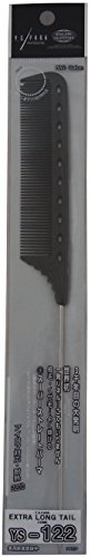 YS Park Extra Long Tail Comb 122 In CARBON from ProHairTools by Y.S.Par