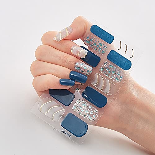 Zhangxiuzhi Tres Clases 0F Pegatinas de uñas Creative Women Salon Nail Cinta Nails Art Decoration Nail Decoration Nails Sticker Designer semipermanente para (Color : DQ3-06)