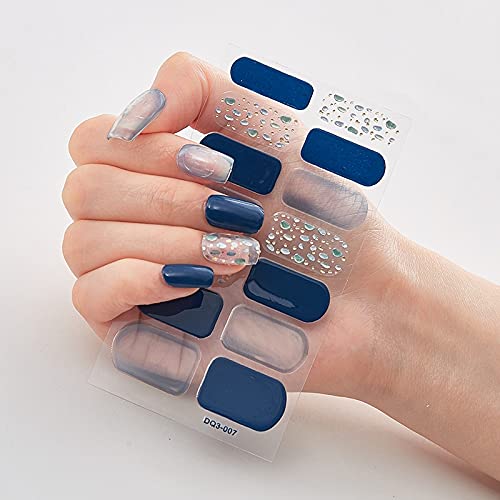 Zhangxiuzhi Tres Clases 0F Pegatinas de uñas Creative Women Salon Nail Cinta Nails Art Decoration Nail Decoration Nails Sticker Designer semipermanente para (Color : DQ3-06)