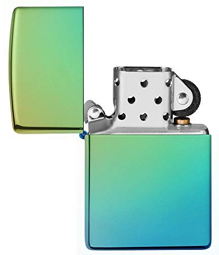 Zippo - Mechero de Bolsillo (Pulido) Color Azul (49191)