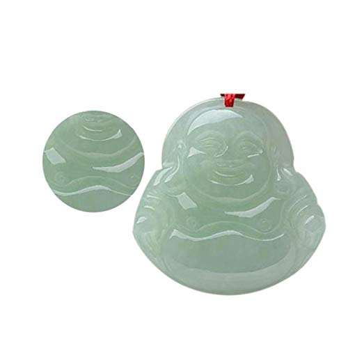 ZYCX123 Regalos de Buda Dinero del Encanto del Collar Colgante de Feng Shui Chino Jade Piedra de la Suerte para los Amigos