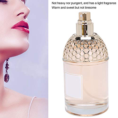 100 Ml Eau de Parfum Spray para Mujer Lady Perfume de Larga Duración Elegante Floral Afrutado de Larga Duración Elegante Afrutado Perfume en Spray Lady Navidad Mujer Regalo para Mujer(Rosa delicada)