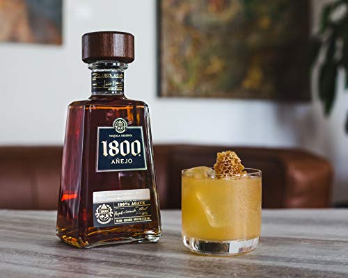 1800 - Tequila 1800 Añejo 700ml, 38º - Tequila Añejo Premium 100% Agave Azul – Auténtico tequila tradicional