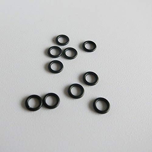 390PCS Reloj Corona O-Ring Surtido Impermeable Reloj Corona Junta ID 1.9-7.0MM Lote Venta al por mayor Anillo Círculo Impermeable