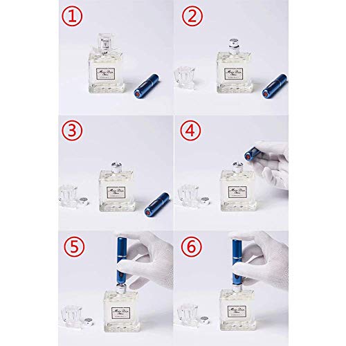 4Pcs Atomizador de Perfume 5Ml Botella VacíO Pulverizador Del Perfume de Atomizadores Dosificador de Perfume Spray Frasco DiseñO De Calidad Profesional La Mejor OpcióN Para Regalos