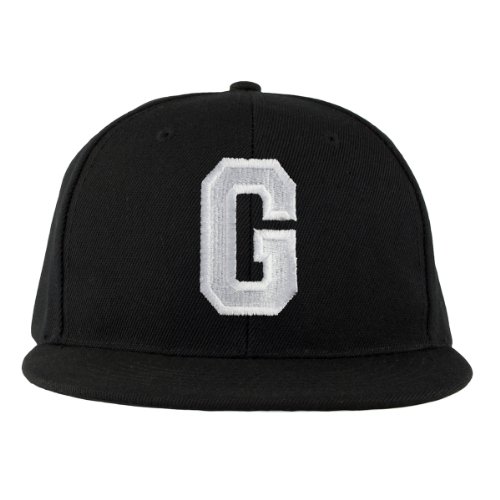 4sold - Gorra en negro/blanco con letras A a Z, Hombre, S-27, G, talla única