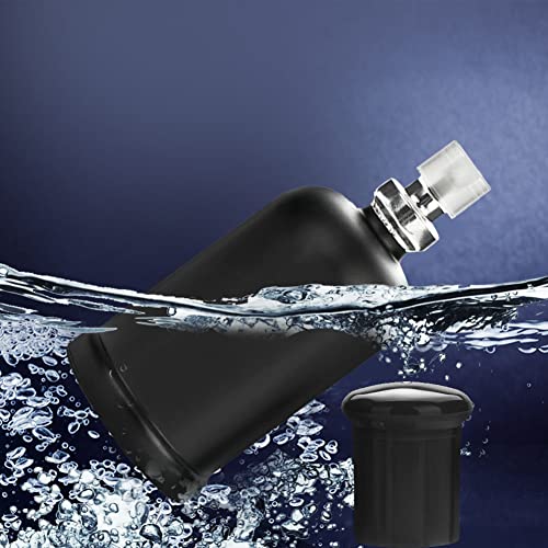 50 ml Eau de Toilette, Agua de tocador Perfume de Colonia Clásico para Hombre, Perfume Sexy de Tentaciones de Caballero Maduro de larga duración(negro)