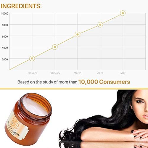 60ml Máscara Mágica para el Cabello Tratamiento Nutritivo Suave y Suave Reparación Daño Profesional