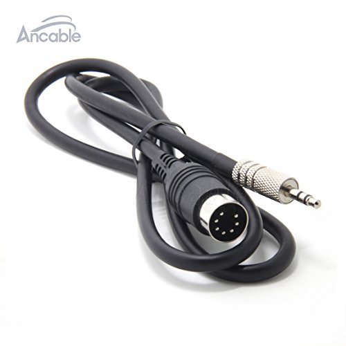 7 Pin DIN Estéreo Macho a Macho de 3.5mm Cable 1M,Ancable Midi 7Pin Cable Audio Conexión Compatible con MP3 PC TV Android to Bang & Olufsen B&O Naim Quad Sistemas Estéreo