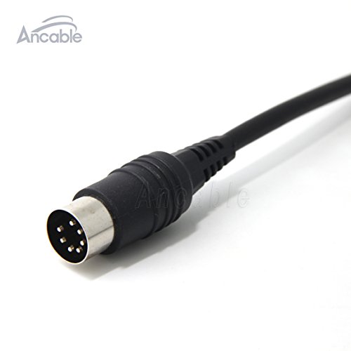 7 Pin DIN Estéreo Macho a Macho de 3.5mm Cable 1M,Ancable Midi 7Pin Cable Audio Conexión Compatible con MP3 PC TV Android to Bang & Olufsen B&O Naim Quad Sistemas Estéreo