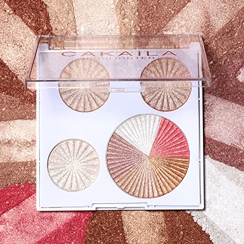 8 colores Paleta De Iluminadores De Maquillaje Coloretes , Polvos Bronceadores Highlighter Paleta Maquillaje Profesional, Altamente Pigmentados Colores Brillante - Vegano, Hipoalergénico