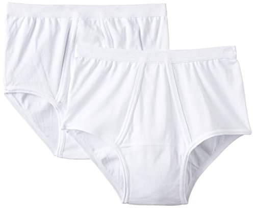 Abanderado CLÁSICO, Slip abierto Hombre, Blanco, 56/XL (pack de 2 unidades)