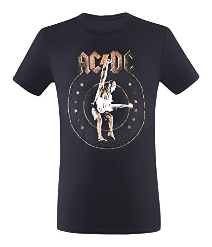 AC/DC Stiff – Camiseta de, Todo el año, Hombre, Color Negro, tamaño XX-Large