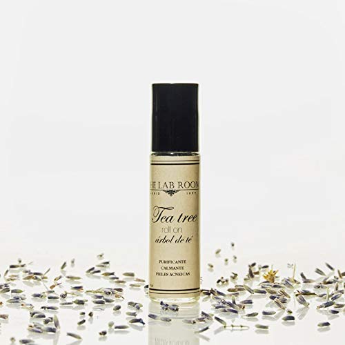 Aceite Arbol de Té The Lab Room Tea Tree Roll On 12ml, Tratamiento Antiséptico y Antiacné, Reduce la Irritación de la Piel