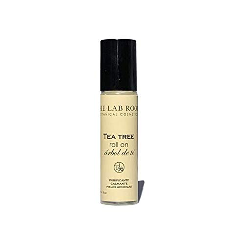 Aceite Arbol de Té The Lab Room Tea Tree Roll On 12ml, Tratamiento Antiséptico y Antiacné, Reduce la Irritación de la Piel