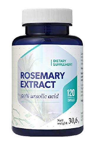 Ácido ursólico del extracto de romero 75mg 120 Capsules 4 Month Supply - High Strength Supplement