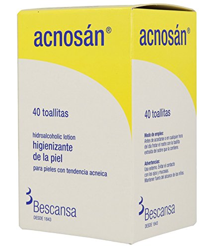 Acnosan, Paño y toallita facial - 80 gr.