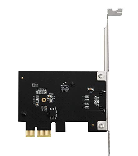 Adaptador de red PCIe RTL8125B 2.5GBase-T 2500/1000/100Mbps PCI Express Gigabit Ethernet RJ45 Controlador LAN compatible con Windows/Linux/MAC con perfil bajo