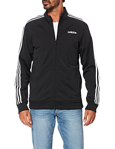 adidas E 3S TT TRIC Caqueta con Cremallera, Hombre, Negro (Black/White), 5XL