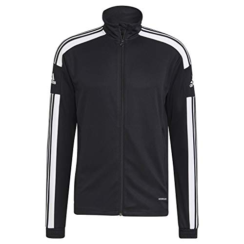 adidas GK9546 SQ21 TR JKT Jacket Mens Black/White XS