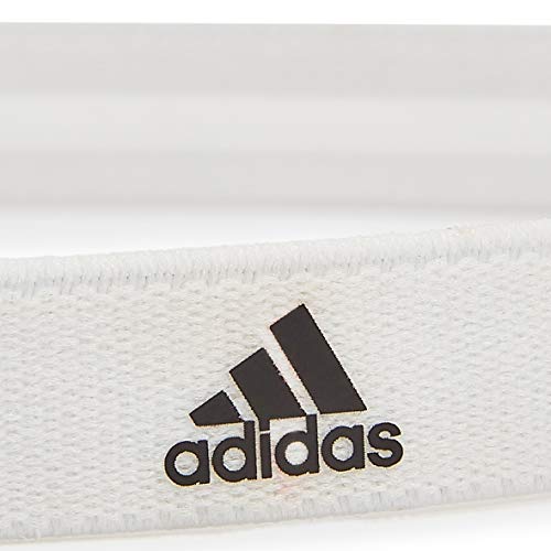 adidas Negro, Blanco, Rojo Solar Bandas de Pelo Deportivo, Unisex-Adult