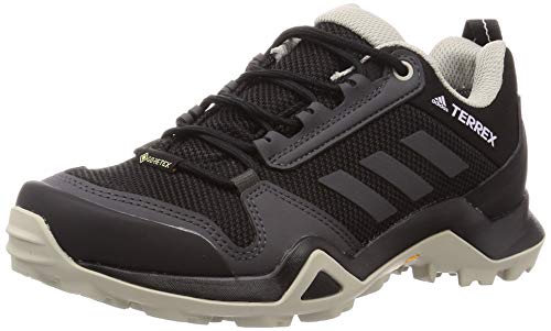 adidas Terrex Ax3 GTX W, Zapatillas para Carreras de montaña Mujer, Núcleo Negro/Gris Oscuro/Tinte Púrpura, 38 EU