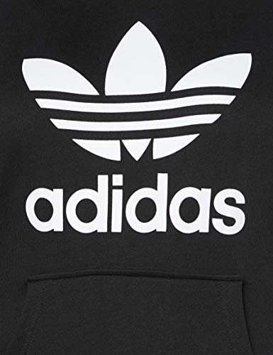 adidas TRF Hoodie Sudadera, Mujer, Black/White, 40