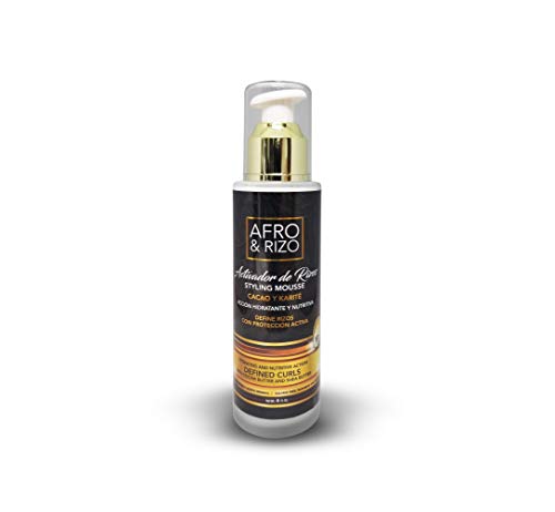 Afro & Rizo Styling Mousse 118ml – Espuma de Peinado Activadora de Rizos