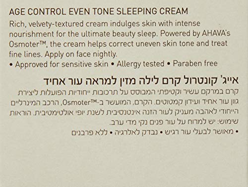 AHAVA Crema De Noche Even Tone - 50 ml.