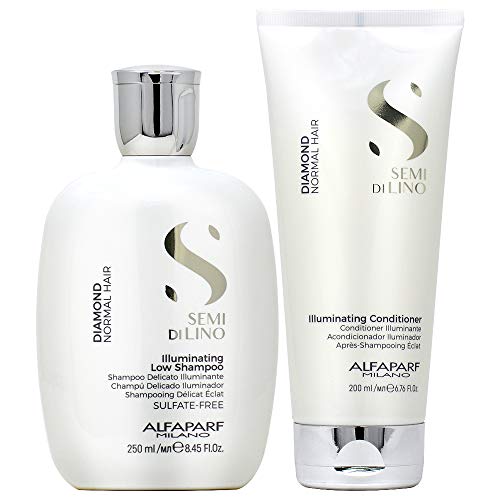 Alfaparf Semi Di Lino Diamond Illuminating Low Shampoo 250ml + acondicionador 200ml "DUO SET"