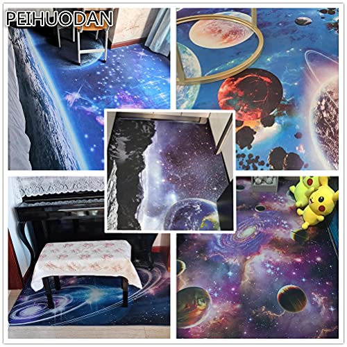 Alfombras Gamer Gaming Universo Galaxia Habitacion Juvenil Chico Infantiles Niño Sin Pelo Grande / Pequeñas Alfombras Salon Modernas Alfombras De Vinilo Lisas Lavable Pelo Corto (color,120x160 cm)