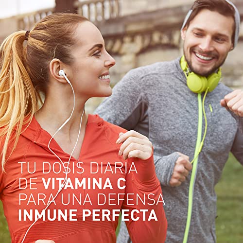 AMAVIT Vitamina C Masticable 1000mg para 2 Tabletas [6 Meses de Suministro] VEGAN Ácido Ascórbico para el Sistema Inmunológico | Vitaminas para el Cansancio | Sin Gluten ni Lactosa, 180 Tabletas