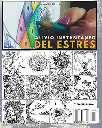 ANTIESTRES Libro De Colorear Para Adultos: Relajación Y Meditación - Para Relajación, Meditación, Curación Y Calmar El Stress: 1 (Anti-Estres Mandala De La Zen Arte-Terapia)