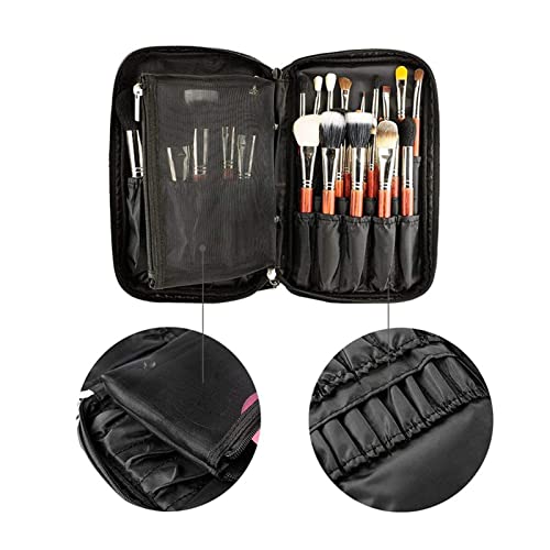 AONAON xiaojunjia Bolsa de cosméticos Profesionales Caso de Belleza Toothing Brush Organizer Multi Funcional Bolsa de Maquillaje for Viajar a Domicilio (Color : Black)