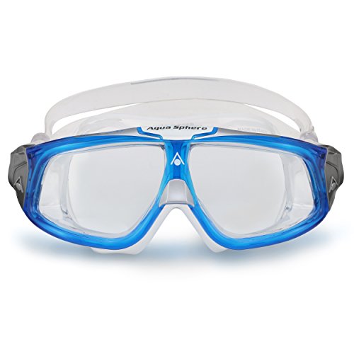 Aqua Sphere 21052Q - Gafas De Natación Unisex, color Azul/Plateado