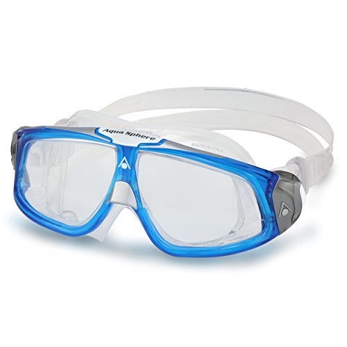 Aqua Sphere 21052Q - Gafas De Natación Unisex, color Azul/Plateado