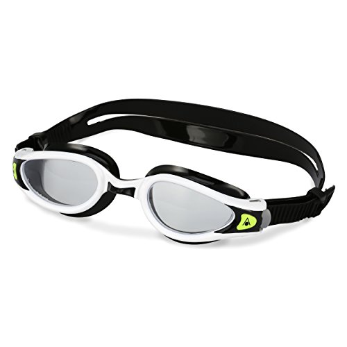 Aqua Sphere Kaiman Exo Gafas de natación, Unisex Adulto, Blanco/Negro, Talla única