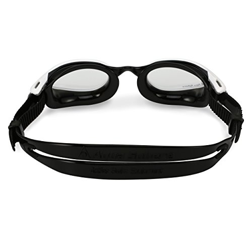 Aqua Sphere Kaiman Exo Gafas de natación, Unisex Adulto, Blanco/Negro, Talla única